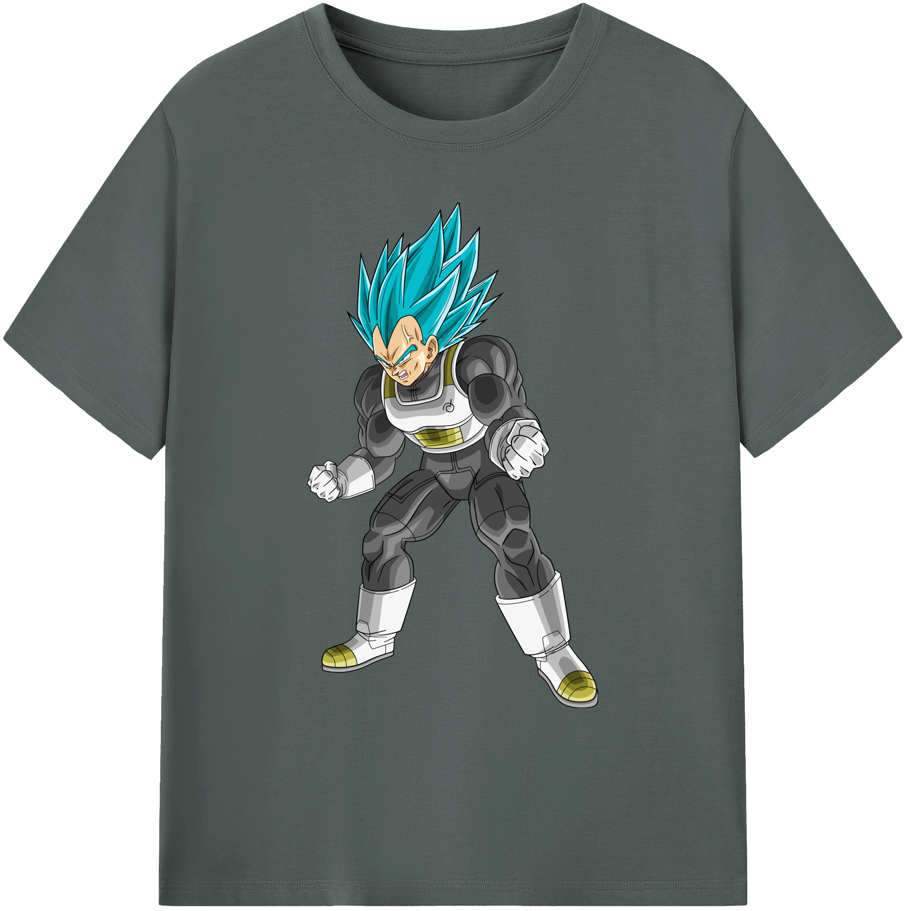 （画像用） ドラゴンボール ベジータ四世（Bejīta Yonsei）DRAGON BALL Vegeta IV 綿100％ メンズ半袖Tシャツ｜肌触りやわらか＆通気性